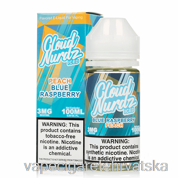 Vape Cigarete Ledena Breskva Plava Malina - Oblak Nurdz - 100ml 0mg